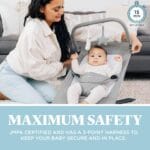 Baby Delight Alpine Deluxe Portable Bouncer | Infant | 0 6 months | Charcoal Tweed | Babyz Corner Baby Delight Alpine Deluxe Portable Bouncer | Infant | 0 – 6 months | Charcoal Tweed