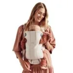 BabyBjörn Baby Carrier Mini Light Beige 3D Jersey | Infant Carrier 7-24 lbs Ergonomic Easy-to-Use BabyBjörn Baby Carrier Mini, Light Beige, 3D Jersey | Infant Carrier (7-24 lbs), Ergonomic, Easy-to-Use