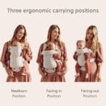 BabyBjörn Baby Carrier Mini Light Beige 3D Jersey | Infant Carrier 7-24 lbs Ergonomic Easy-to-Use | Babyz Corner BabyBjörn Baby Carrier Mini, Light Beige, 3D Jersey | Infant Carrier (7-24 lbs), Ergonomic, Easy-to-Use