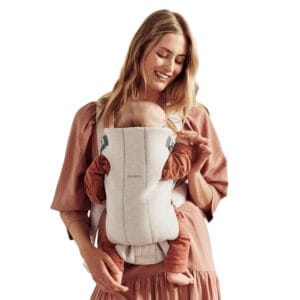 BabyBjörn Baby Carrier Mini Light Beige 3D Jersey | Infant Carrier 7-24 lbs Ergonomic Easy-to-Use | Babyz Corner BabyBjörn Baby Carrier Mini, Light Beige, 3D Jersey | Infant Carrier (7-24 lbs), Ergonomic, Easy-to-Use