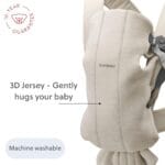 BabyBjörn Baby Carrier Mini Light Beige 3D Jersey | Infant Carrier 7-24 lbs Ergonomic Easy-to-Use | Babyz Corner BabyBjörn Baby Carrier Mini, Light Beige, 3D Jersey | Infant Carrier (7-24 lbs), Ergonomic, Easy-to-Use