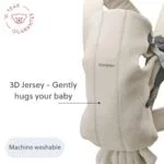 BabyBjörn Baby Carrier Mini Light Beige 3D Jersey | Infant Carrier 7-24 lbs Ergonomic Easy-to-Use BabyBjörn Baby Carrier Mini, Light Beige, 3D Jersey | Infant Carrier (7-24 lbs), Ergonomic, Easy-to-Use
