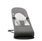 BabyBjörn Bouncer Balance Soft, Cotton/Jersey, Dark Gray/Gray 2-in-1 Adjustable Baby Bouncer Seat and Toddler Chair, Newborn to Toddler (8-29 lbs), 4 Positions, Lightweight &...