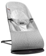 BabyBjörn Bouncer Balance Soft, Cotton/Jersey, Dark Gray/Gray 2-in-1 Adjustable Baby Bouncer Seat and Toddler Chair, Newborn to Toddler (8-29 lbs), 4 Positions, Lightweight &...