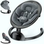 BabyBond Baby Swings for Infants Bluetooth Infant Swing with Music Speaker | Baby Swing with 3 Seat Positions 5-Point Harness 5 Speeds and Remote Control - Portable Baby | Babyz Corner BabyBond Baby Swings for Infants, Bluetooth Infant Swing with Music Speaker | Baby Swing with 3 Seat Positions, 5-Point Harness, 5 Speeds and Remote Control - Portable Baby...