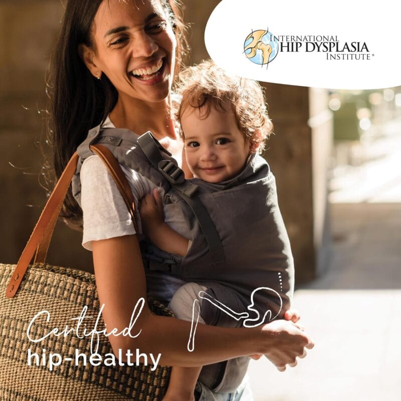 Boba X Ergonomic Baby Carrier, Newborn to Toddler, Grey | Fully Adjustable Panel and straps grow from 7 to 45 lbs, Padded Shoulders, Front & Back Carry that fits every body.