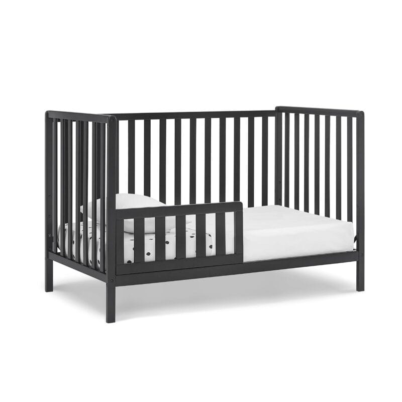 Delta Children Heartland 4-in-1 Convertible Crib, Black