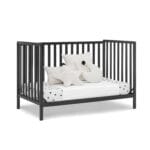 Delta Children Heartland 4-in-1 Convertible Crib, Black