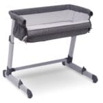 Delta Children Simmons Kids Dream Bedside Bassinet with Zip-Down Side Wall Convenient Baby Sleeper with Breathable Mesh and Adjustable Heights - Lightweight Portable Crib Grey | Babyz Corner Delta Children Simmons Kids Dream Bedside Bassinet with Zip-Down Side Wall – Convenient Baby Sleeper with Breathable Mesh and Adjustable Heights - Lightweight Portable Crib, Grey