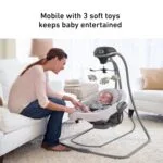Graco DuetConnect LX Portable Baby Swing and Bouncer Multi-Direction Baby Bouncer Seat Multiple Swing Speeds Great Gift for New Parents Redmond | Babyz Corner Graco DuetConnect LX Portable Baby Swing and Bouncer, Multi-Direction Baby Bouncer Seat, Multiple Swing Speeds, Great Gift for New Parents, Redmond