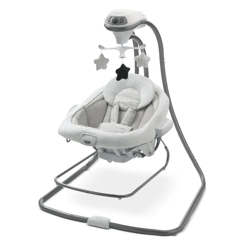 Graco DuetConnect LX Portable Baby Swing and Bouncer Multi-Direction Baby Bouncer Seat Multiple Swing Speeds Great Gift for New Parents Redmond | Babyz Corner Graco DuetConnect LX Portable Baby Swing and Bouncer, Multi-Direction Baby Bouncer Seat, Multiple Swing Speeds, Great Gift for New Parents, Redmond