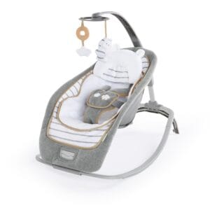 Ingenuity Boutique Collection Plush Modern Baby Rocker Stationary Seat with Vibrations Easy Fold 0-30 Months Up to 40 lbs Bella Teddy | Babyz Corner Ingenuity Boutique Collection Plush Modern Baby Rocker & Stationary Seat with Vibrations, Easy Fold, 0-30 Months Up to 40 lbs (Bella Teddy)