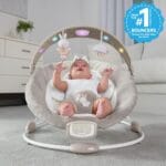 Ingenuity InLighten Baby Bouncer Infant Seat with Light Up -Toy Bar Vibrations Tummy Time Pillow Sounds 0-6 Months Up to 20 lbs Twinkle Tails Bunny | Babyz Corner Ingenuity InLighten Baby Bouncer Infant Seat with Light Up -Toy Bar, Vibrations, Tummy Time Pillow & Sounds, 0-6 Months Up to 20 lbs (Twinkle Tails Bunny)