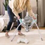 Ingenuity: ity by Ingenuity Swingity Swing Easy-Fold Portable Baby Swing, 0-9 Months Up to 20 lbs (Goji)
