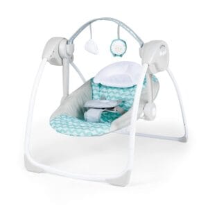 Ingenuity ity by Ingenuity Swingity Swing Easy-Fold Portable Baby Swing 0-9 Months Up to 20 lbs Goji | Babyz Corner Ingenuity: ity by Ingenuity Swingity Swing Easy-Fold Portable Baby Swing, 0-9 Months Up to 20 lbs (Goji)