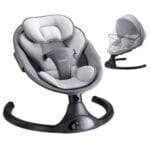 LAREX Baby Swing for Infants to Toddler with Remote Control Bluetooth | Portable Electric Infant Rocker with 5 Sway Speeds Timers 10 Melodies 3-Point Harness Max 20 lbs | Babyz Corner LAREX Baby Swing for Infants to Toddler with Remote Control & Bluetooth | Portable Electric Infant Rocker with 5 Sway Speeds & Timers, 10 Melodies, 3-Point Harness, Max 20 lbs,...