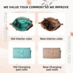 MOMINSIDE Diaper Bag Tote Convertible Diaper Bag Backpack Tote Leather | 4 in 1 Baby Bag Hospital bag 13 Pockets Travel Diaper Tote Pañaleras Para Bebe with Changing Pad for Mom | Babyz Corner MOMINSIDE Diaper Bag Tote Convertible Diaper Bag Backpack Tote Leather | 4 in 1 Baby Bag Hospital bag 13 Pockets Travel Diaper Tote Pañaleras Para Bebe with Changing Pad for Mom...