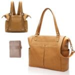 MOMINSIDE Diaper Bag Tote Convertible Diaper Bag Backpack Tote Leather | 4 in 1 Baby Bag Hospital bag 13 Pockets Travel Diaper Tote Pañaleras Para Bebe with Changing Pad for Mom | Babyz Corner MOMINSIDE Diaper Bag Tote Convertible Diaper Bag Backpack Tote Leather | 4 in 1 Baby Bag Hospital bag 13 Pockets Travel Diaper Tote Pañaleras Para Bebe with Changing Pad for Mom...