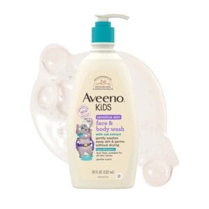 Aveeno Kids Face Body Wash Sensitive Skin 18 fl oz | Babyz Corner Aveeno Kids Face & Body Wash, Sensitive Skin, 18 fl. oz