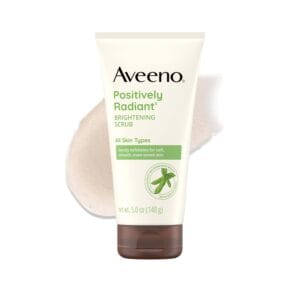 Aveeno Positively Radiant Skin Brightening Daily Face Wash Scrub 5 oz | Babyz Corner Aveeno Positively Radiant Skin Brightening Daily Face Wash Scrub, 5 oz