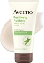 Aveeno Positively Radiant Skin Brightening Daily Face Wash Scrub 5 oz | Babyz Corner Aveeno Positively Radiant Skin Brightening Daily Face Wash Scrub, 5 oz