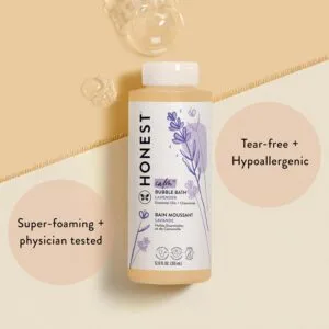 The Honest Company Bubble Bath, Hypoallergenic, Lavender Calm, 12 fl oz
