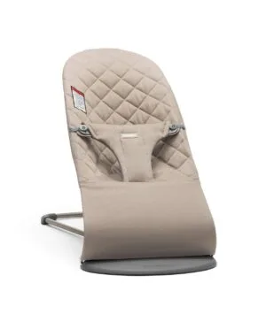 BabyBjörn Bouncer Bliss Sand Gray Woven Classic Quilt | 2-in-1 Adjustable Baby Bouncer Seat and Toddler Chair Newborn to Toddler 8-29 lbs 4 Positions Lightweight Portable | Babyz Corner BabyBjörn Bouncer Bliss, Sand Gray, Woven, Classic Quilt | 2-in-1 Adjustable Baby Bouncer Seat and Toddler Chair, Newborn to Toddler (8-29 lbs), 4 Positions, Lightweight & Portable