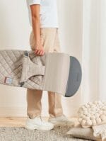BabyBjörn Bouncer Bliss Sand Gray Woven Classic Quilt | 2-in-1 Adjustable Baby Bouncer Seat and Toddler Chair Newborn to Toddler 8-29 lbs 4 Positions Lightweight Portable | Babyz Corner BabyBjörn Bouncer Bliss, Sand Gray, Woven, Classic Quilt | 2-in-1 Adjustable Baby Bouncer Seat and Toddler Chair, Newborn to Toddler (8-29 lbs), 4 Positions, Lightweight & Portable