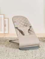 BabyBjörn Bouncer Bliss Sand Gray Woven Classic Quilt | 2-in-1 Adjustable Baby Bouncer Seat and Toddler Chair Newborn to Toddler 8-29 lbs 4 Positions Lightweight Portable | Babyz Corner BabyBjörn Bouncer Bliss, Sand Gray, Woven, Classic Quilt | 2-in-1 Adjustable Baby Bouncer Seat and Toddler Chair, Newborn to Toddler (8-29 lbs), 4 Positions, Lightweight & Portable