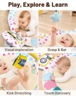 Extra Large Baby Play Gym Thickened and Non Slip Activity Mat | Babyz Corner Extra Large Baby Play Gym, Thickened and Non Slip Activity Mat