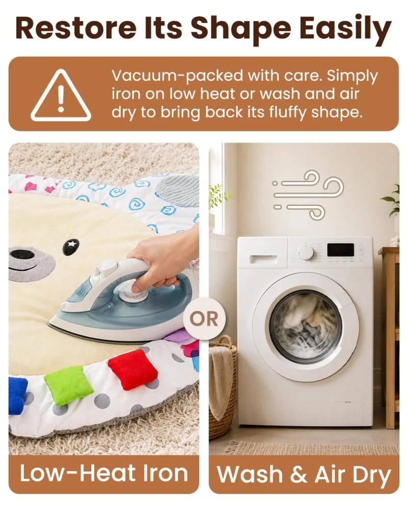 Extra Large Baby Play Gym, Thickened and Non Slip Activity Mat