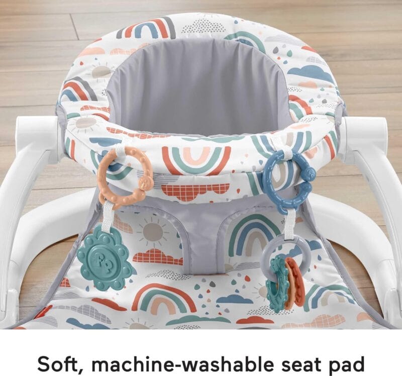 Fisher-PriceSit-Me-Up Floor Seat, Rainbow Showers