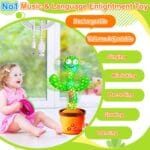 Rechargeable Dancing Talking Cactus Toy Volume Adjustable Baby Toys | Babyz Corner Rechargeable Dancing Talking Cactus Toy, Volume Adjustable Baby Toys