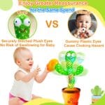 Rechargeable Dancing Talking Cactus Toy Volume Adjustable Baby Toys | Babyz Corner Rechargeable Dancing Talking Cactus Toy, Volume Adjustable Baby Toys