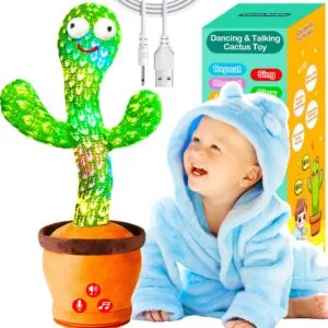 Rechargeable Dancing Talking Cactus Toy Volume Adjustable Baby Toys | Babyz Corner Rechargeable Dancing Talking Cactus Toy, Volume Adjustable Baby Toys